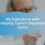 My Experience with Analyzing Taylor’s Depressing Lyrics