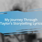 My Journey Through Taylor’s Storytelling Lyrics